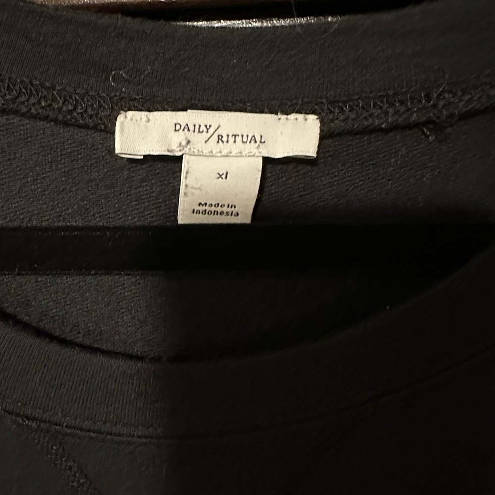Daily Ritual Classic Black Dress - Picture 2 of 6